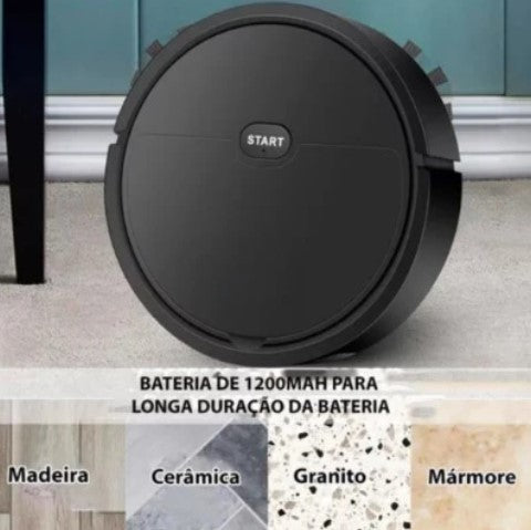 Robô Aspirador de Pó Recarregável 110v - (Cores Sortidas)