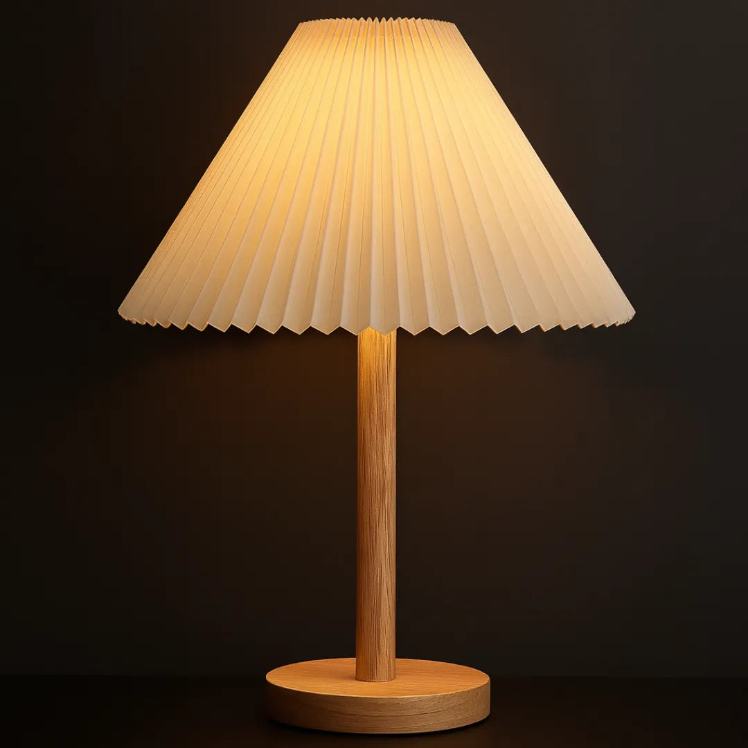 Abajur Mini Plissado Iluminação LED USB - Luci Express