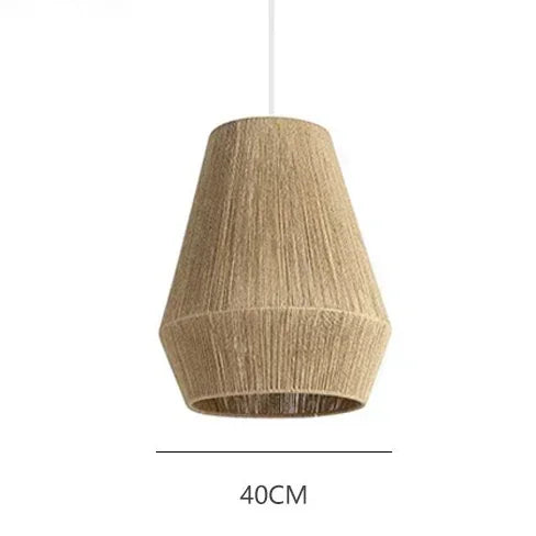 Handwoven Rattan Pendant Light - Vintage Charm for Modern Homes